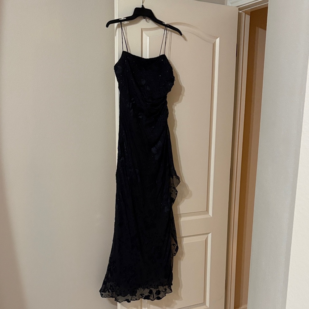 Alex Evenings Midnight Blue Maxi Dress
